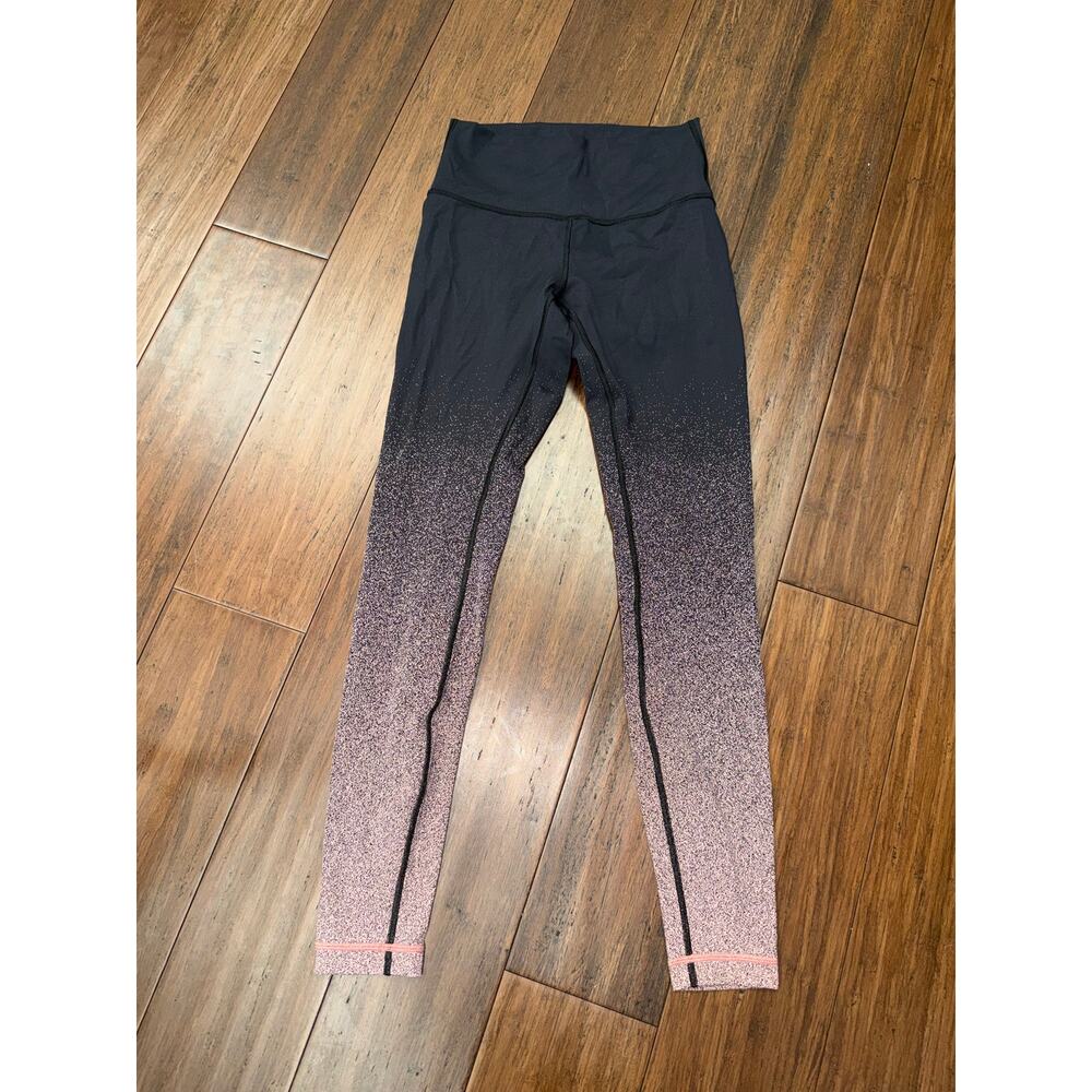 Fabulous Lululemon Wunder Under High-Rise Ombre Speckle Leggings Size 6